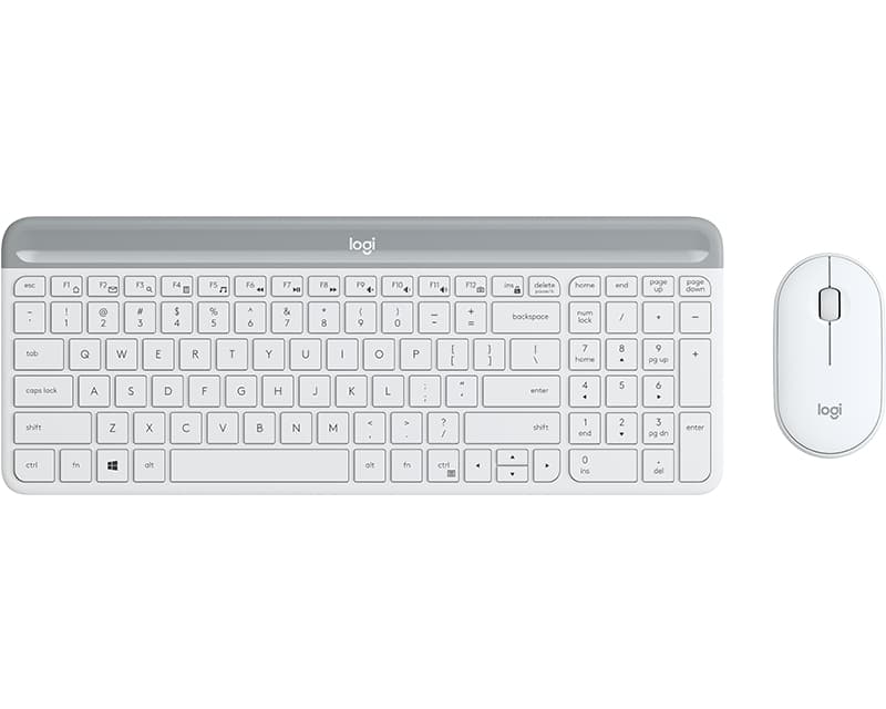Fotografija proizvoda: MK470 Wireless Desktop US bela tastatura + miš