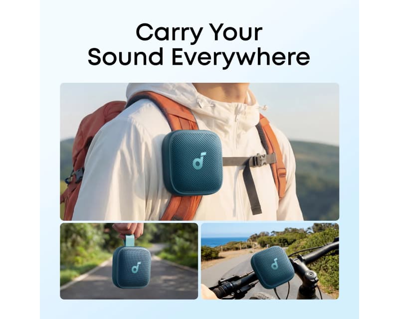 Fotografija proizvoda: Soundcore Boom Go 3i 15W prenosni Bluetooth IP68 zvučnik plavi