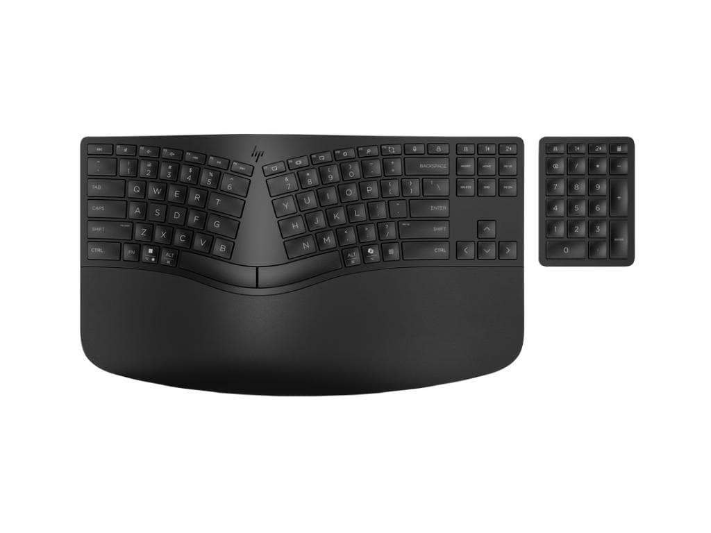 Fotografija proizvoda: Tastatura HP Ergo 960 bežicna+ Num Pad /7E755AA/SRB/crna