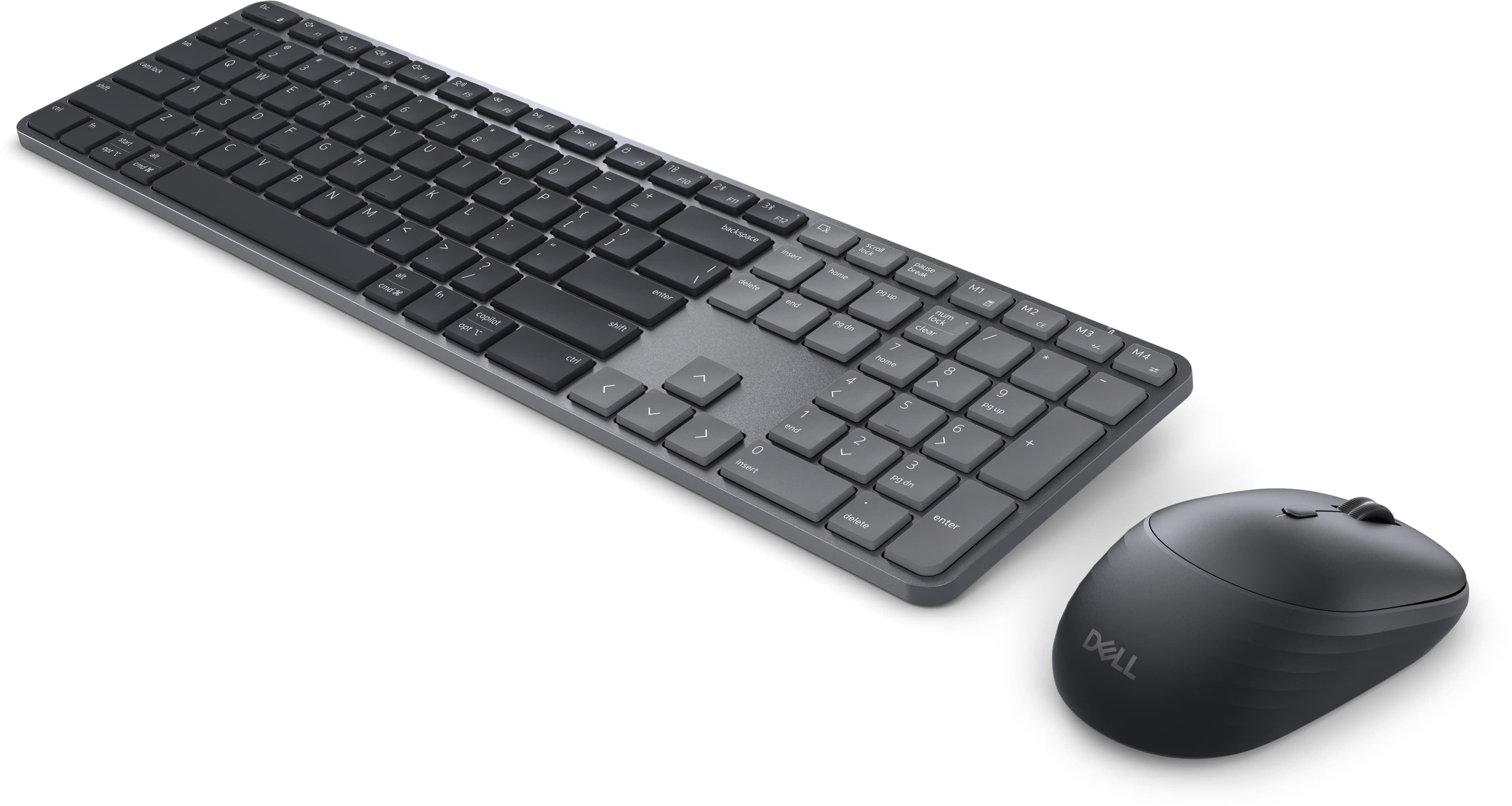 Fotografija proizvoda: KM726 Pro 7 Slim US tastatura + miš crna 3Yr