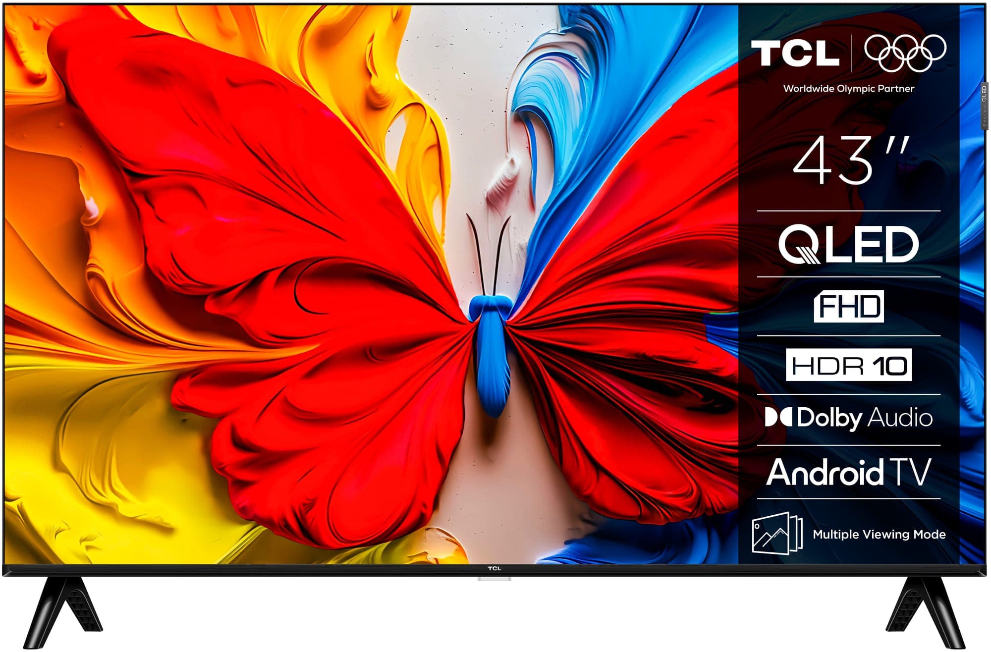 Fotografija proizvoda: Televizor TCL 43S5K/QLED/43"/Full HD/60Hz/Android TV/crna