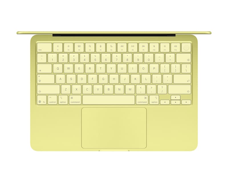 Fotografija proizvoda: MacBook Neo 13 inch A18 Pro 6-jezgarni CPU 5-jezgarni GPU 8GB 512GB SSD Citrus (MHFE4)