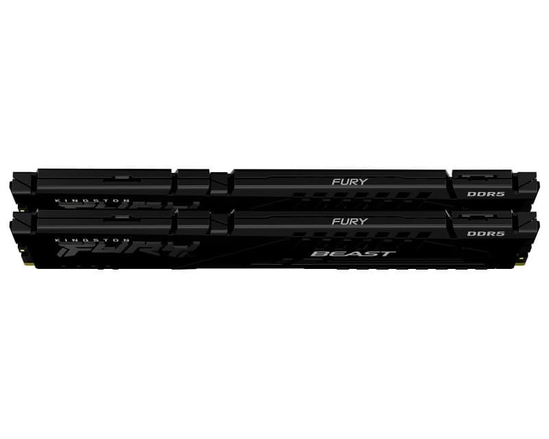 Fotografija proizvoda: DIMM DDR5 32GB (komplet 2x16GB) 6000MT/s KF560C36BBE2K2-32 FURY Beast Black EXPO