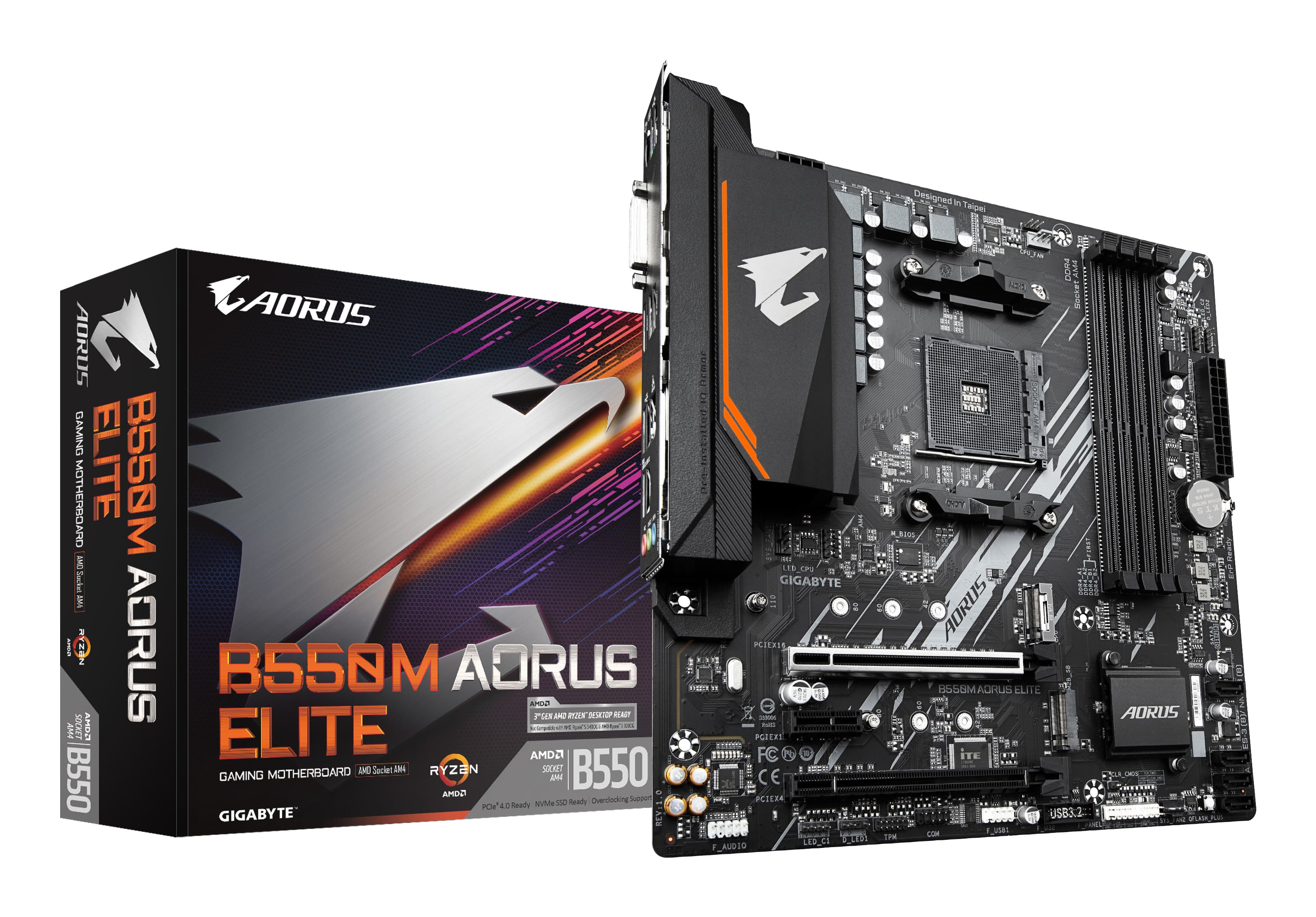 Fotografija proizvoda: B550M AORUS ELITE rev. 1.x matična ploča