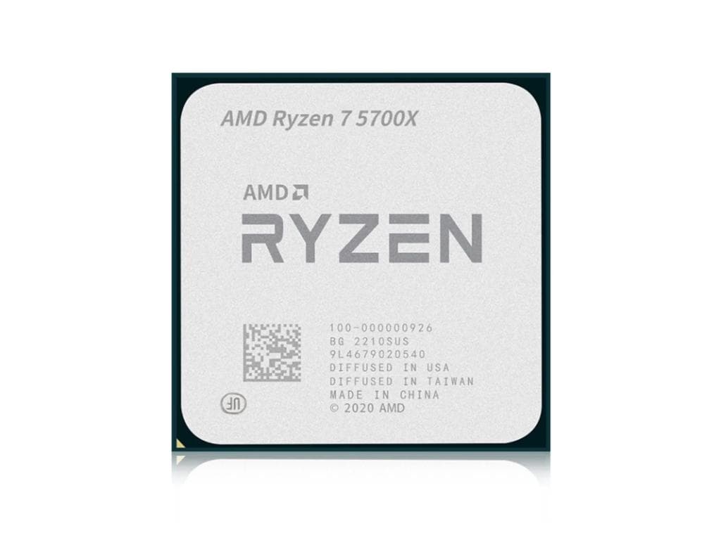 Fotografija proizvoda: Procesor AMD Ryzen 7 5700X 8C/16T/3.4GHz/32MB/65W/AM4/TRAY