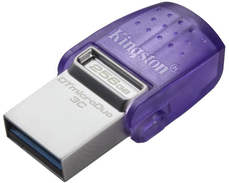 Fotografija proizvoda: 256GB DataTraveler MicroDuo 3C USB 3.2 flash DTDUO3CG3/256GB