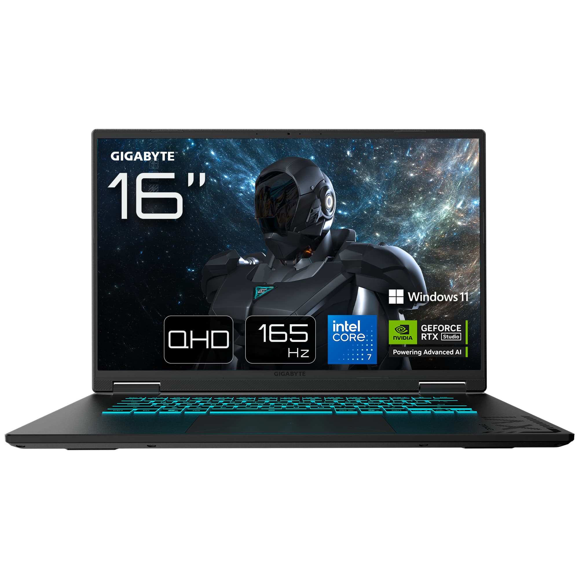 Fotografija proizvoda: A16 PRO DYH 16-inčni QHD+ 165Hz 300nits Core 7 240H 32GB 1TB SSD GeForce RTX 5080 16GB Backlit Win11Home gaming laptop