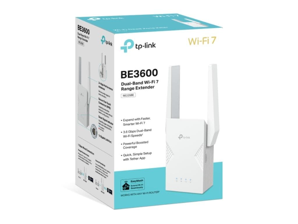 Fotografija proizvoda: Extender TP-LINK BE3600 Dual-Band Wi-Fi 7 Range Extender