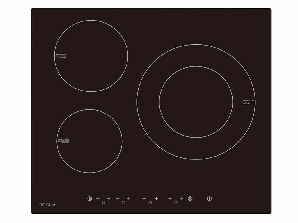 Fotografija proizvoda: Ugradna ploca TESLA HI6301MB/indukciona/3 zone/52cm/crna