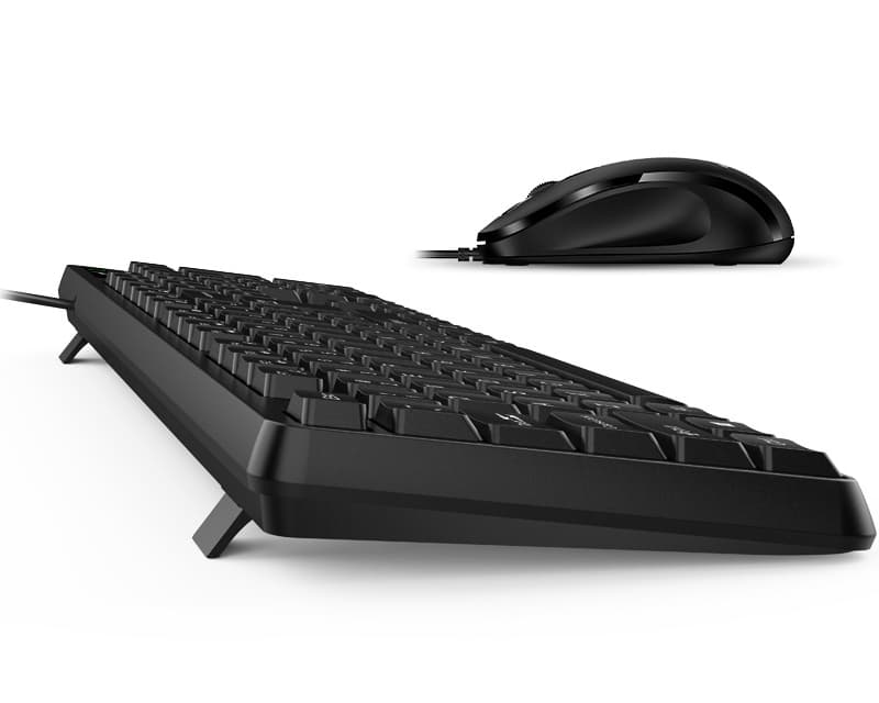 Fotografija proizvoda: KM-170 USB YU crna tastatura + USB crni miš