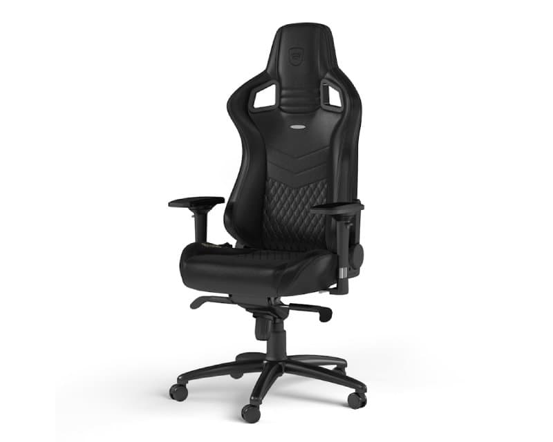 Fotografija proizvoda: EPIC Prava kožna Gaming stolica crna