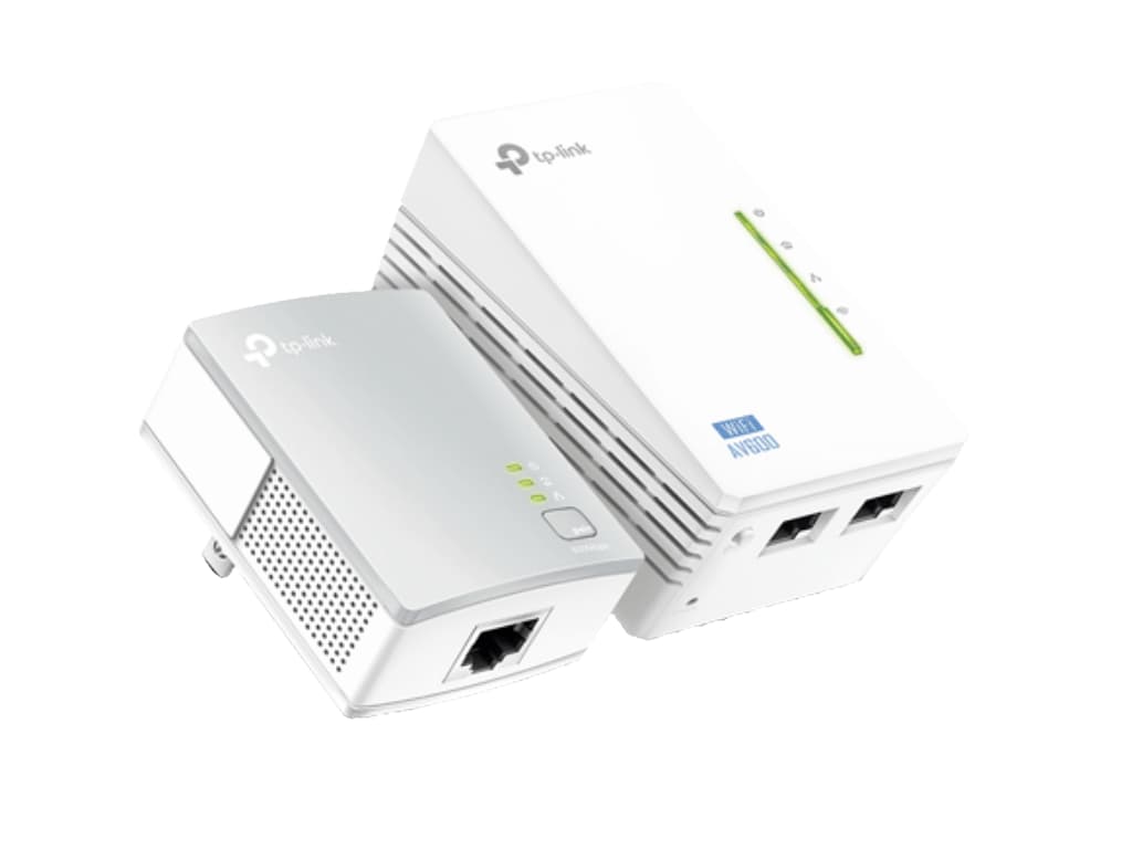Fotografija proizvoda: Powerline adapter TP-LINK TL-WPA4220KIT Wi-Fi/AV600/600Mbps/300Mbps/HomePlug AV/WPA4220-PA4010/300