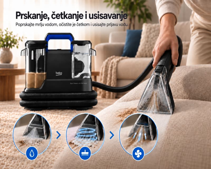Fotografija proizvoda: VSC 1200 B usisivač sa posudom
