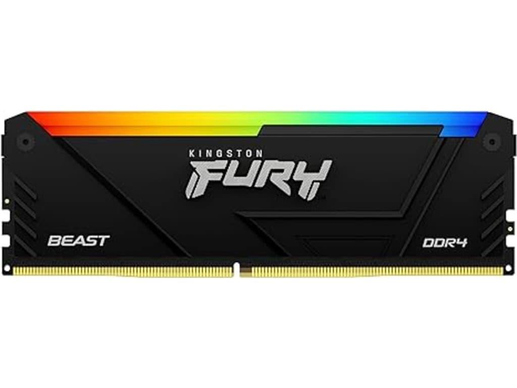 Fotografija proizvoda: Memorija KINGSTON 16GB/DIMM/DDR4/3200MHz/CL16/FURY Beast RGB
