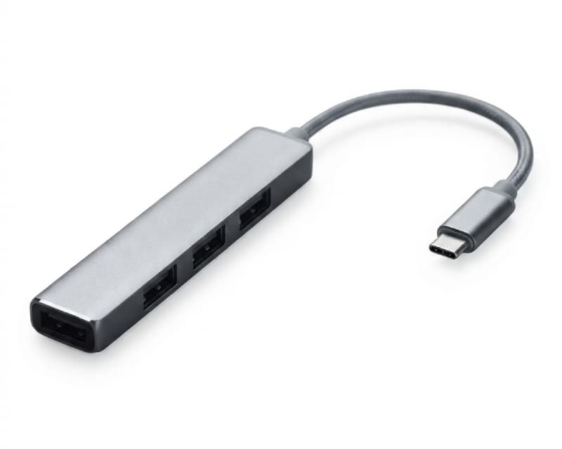 Fotografija proizvoda: USB 3.1 tip C - HUB (3 port USB 3.0 + 1 port brzi ethernet)
