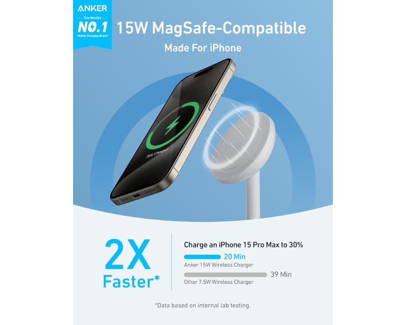 Fotografija proizvoda: MagGo Wireless Charger white