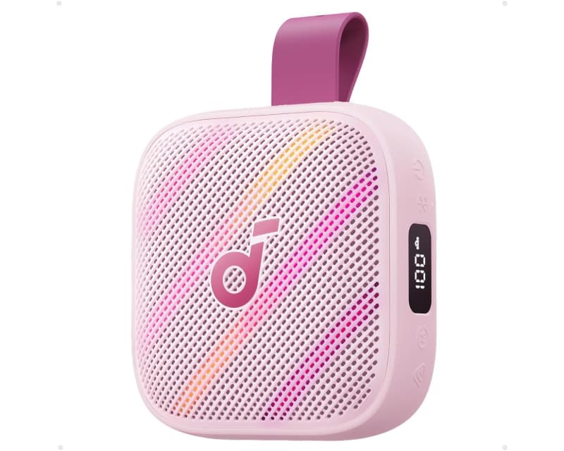 Fotografija proizvoda: Soundcore Boom Go 3i 15W prinosni bluetooth IP68 zvučnik roze boje