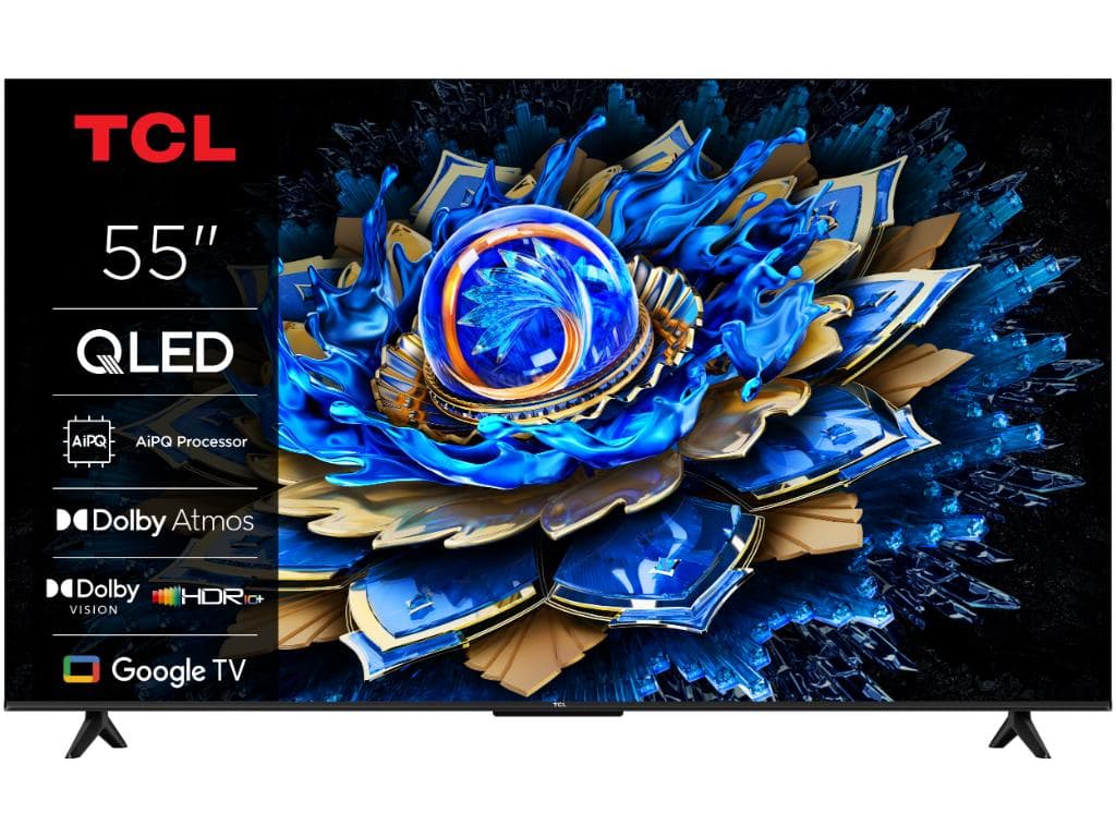 Fotografija proizvoda: Televizor TCL 55T69C/QLED/55"/4K UHD/60Hz/Google TV/crna