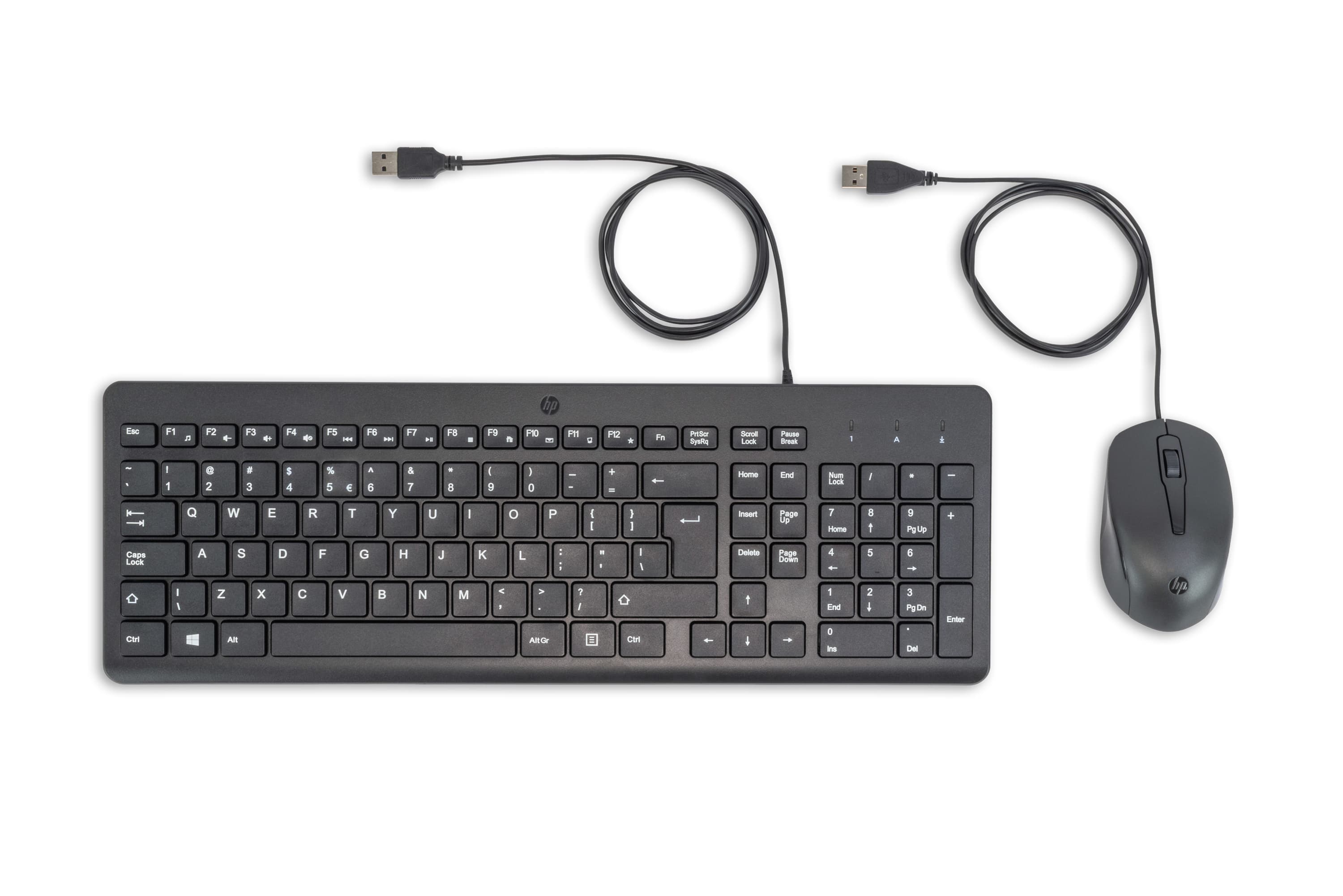 Fotografija proizvoda: Tastatura+miš HP 150 žicni set/US/240J7AA/crna