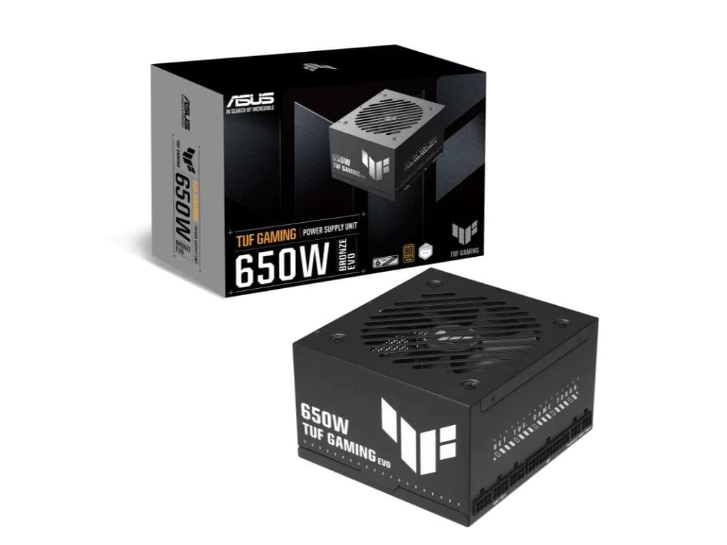 Fotografija proizvoda: Napajanje ASUS TUF-GAMING-650B-EVO 650W/ATX12V/80Plus Bronze/modularno/crna