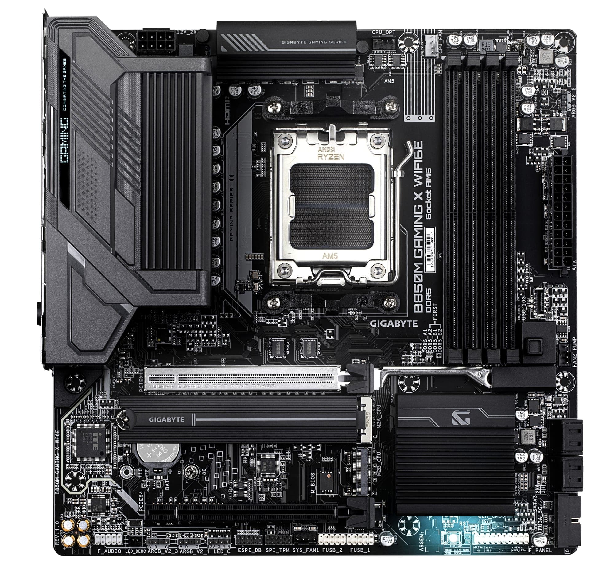 Fotografija proizvoda: Maticna ploca GIGABYTE B850M GAMING X WF6E/AM5