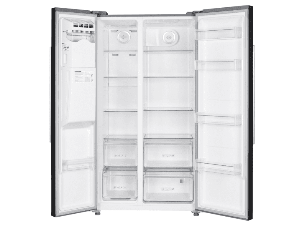 Fotografija proizvoda: Frižider TESLA RB5210FHXI side-by-side/Total No Frost/dispanzer/E/344L+169L/90x66x177cm/inox