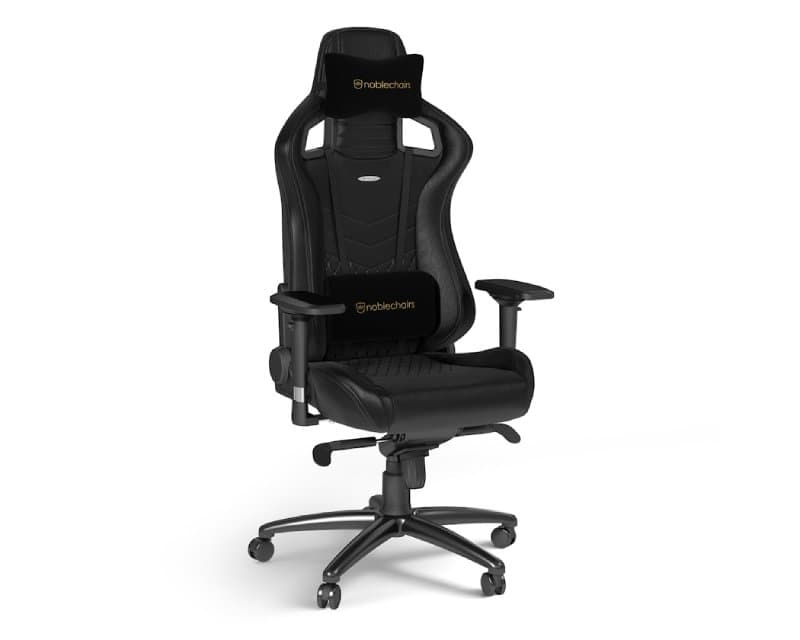 Fotografija proizvoda: EPIC Prava kožna Gaming stolica crna