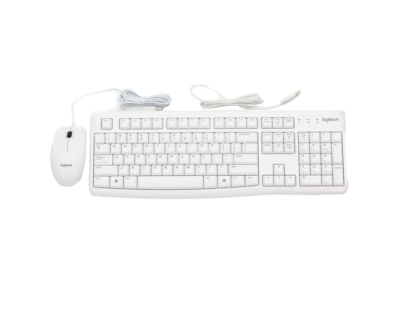 Fotografija proizvoda: MK120 Desktop USB US tastatura + USB miš beli
