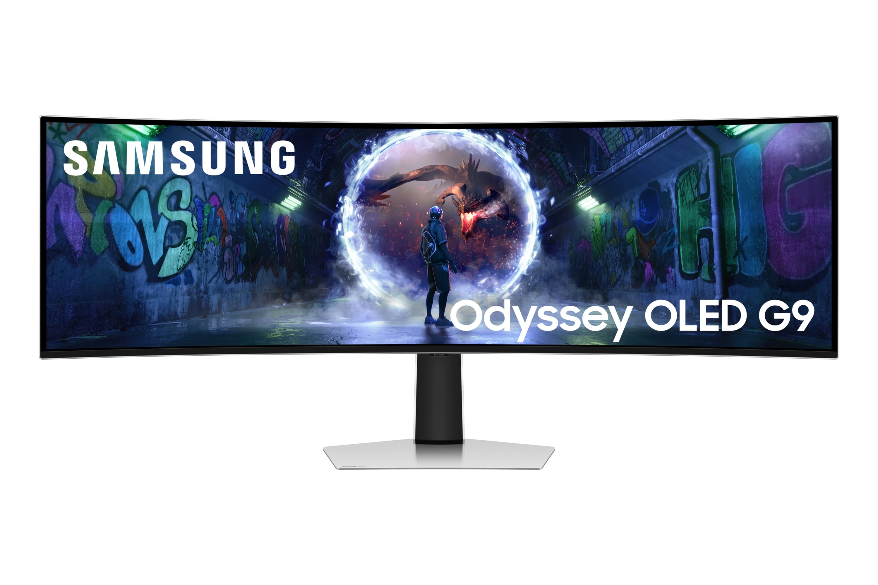Fotografija proizvoda: Monitor SAMSUNG LS49DG934SUXEN 49"/OLED,zakrivljen,32:9/5120x1440/240Hz/0.03ms GtG/HDMIx2,DP