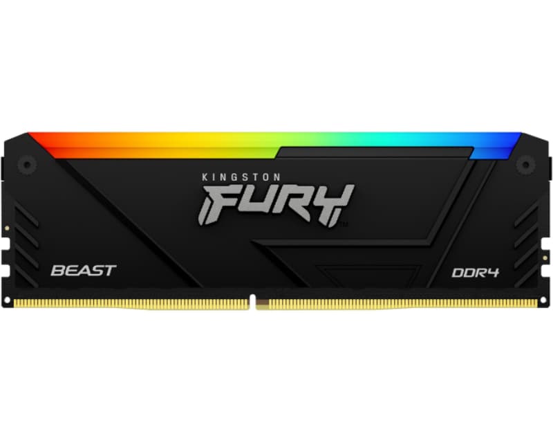 Fotografija proizvoda: DIMM DDR4 64GB (2x32GB kit) 3200MT/s KF432C16BB2AK2/64 Fury Beast RGB