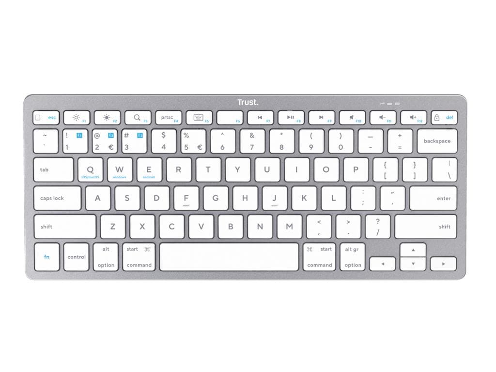 Fotografija proizvoda: Tastatura TRUST BASICS Bluetooth/SRB/siva