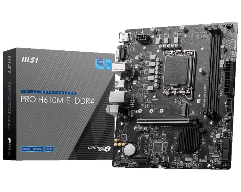 Fotografija proizvoda: PRO H610M-E DDR4 matična ploča