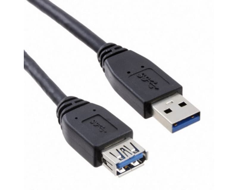 Fotografija proizvoda: Kabl USB 3.0 A - USB A M/F (produžni) 1.8m crni