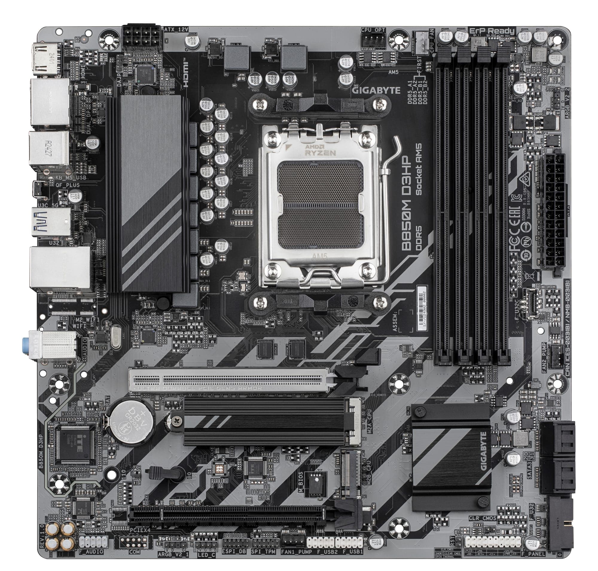 Fotografija proizvoda: B850M D3HP rev. 1.0 motherboard