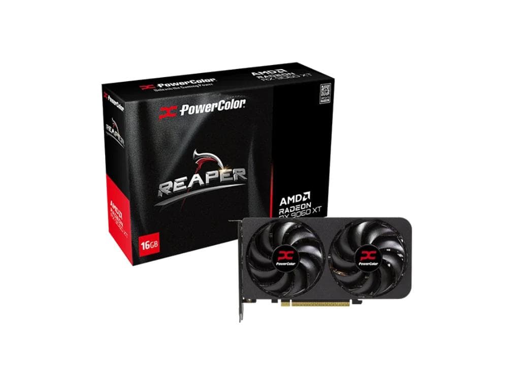 Fotografija proizvoda: Graficka karta POWERCOLOR RX 9060 XT 16G-A Reaper AMD/16GB/GDDR6/128bit/crna
