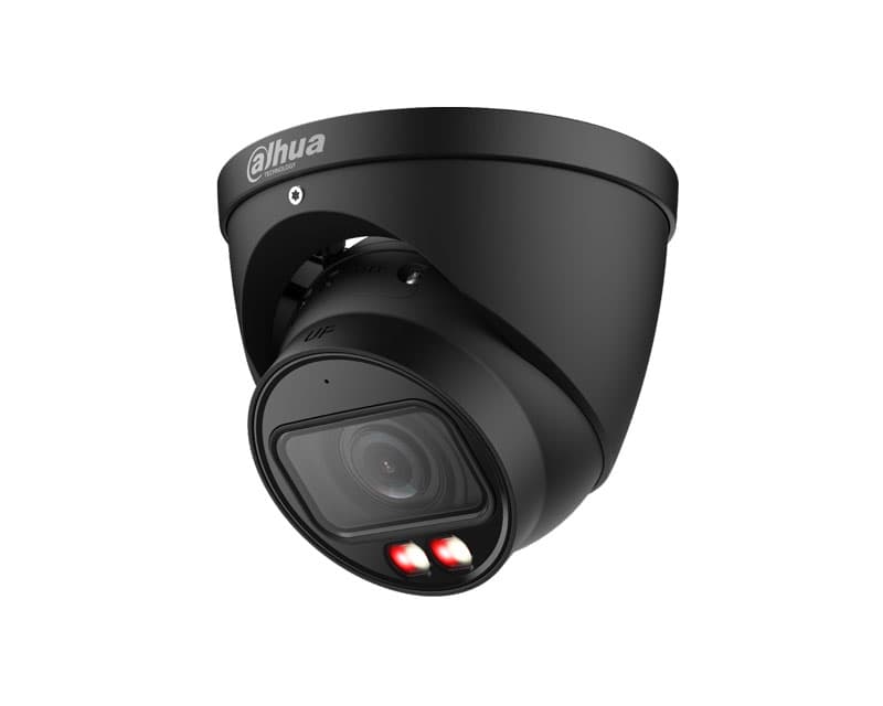 Fotografija proizvoda: IPC-HDW2449TP-ZS-IL-27135-Black 4MP pametna mrežna kamera sa dualnom lampom, fiksnom žižom, eyeball dizajnom i WizSense tehnologijom, crne boje
