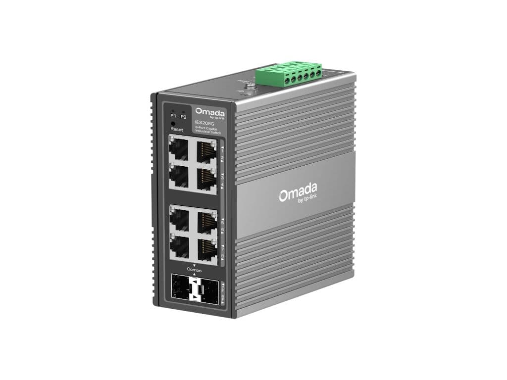 Fotografija proizvoda: Switch TP-LINK IES208G Omada 8-Port Gigabit Industrial Easy Managed Switch