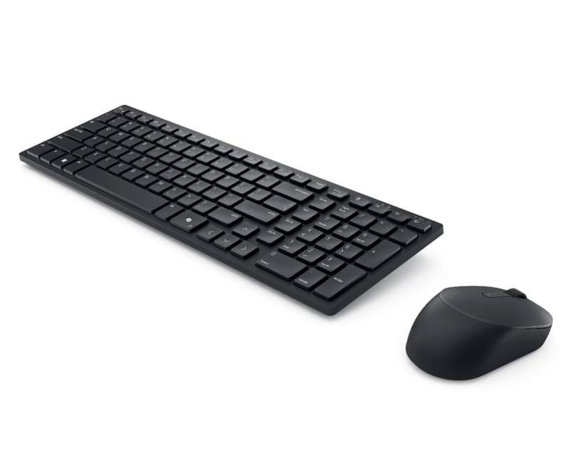 Fotografija proizvoda: KM555 Pro Kompaktna tiha US tastatura + miš crna