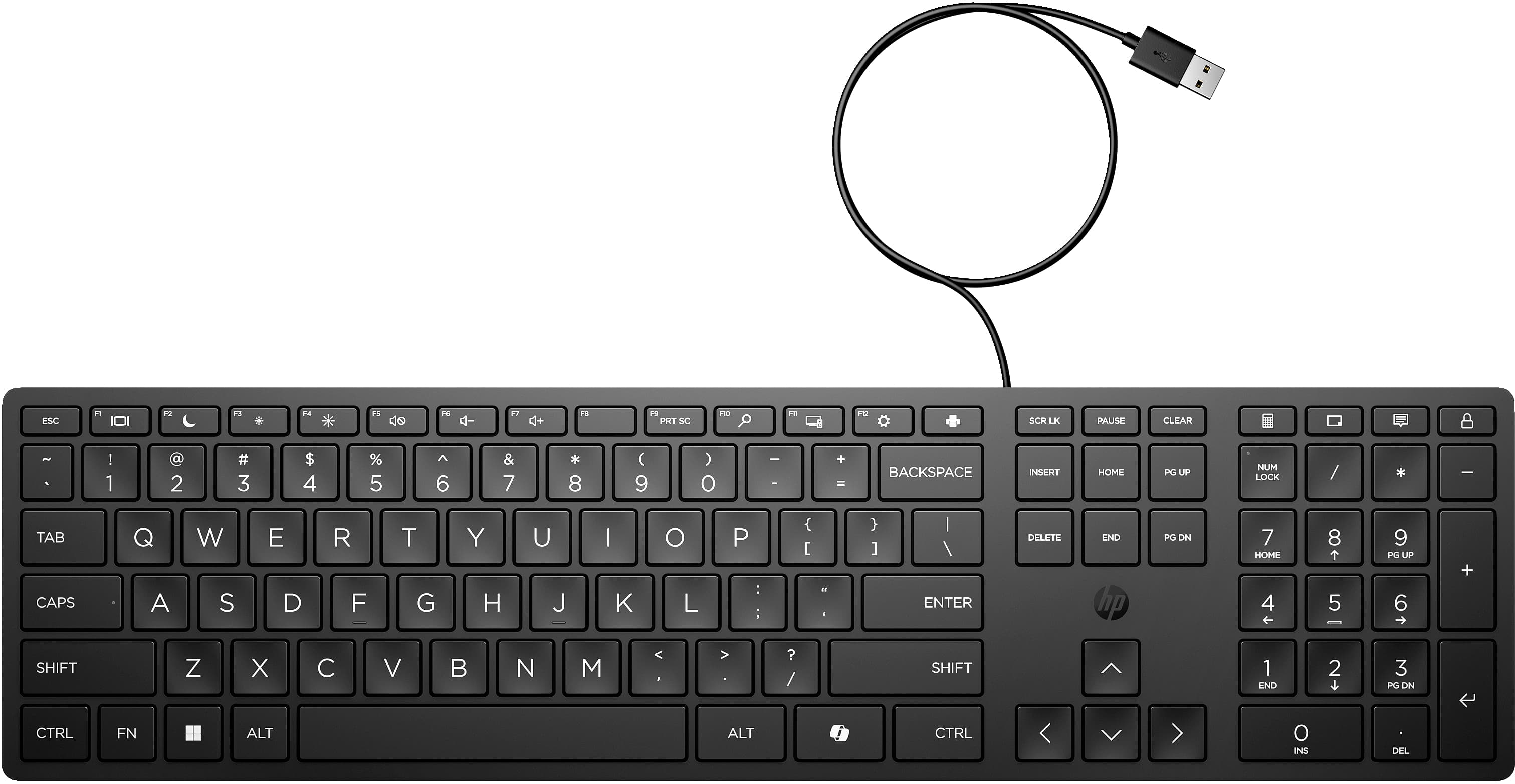 Fotografija proizvoda: Tastatura HP 320K žicna/US/crna