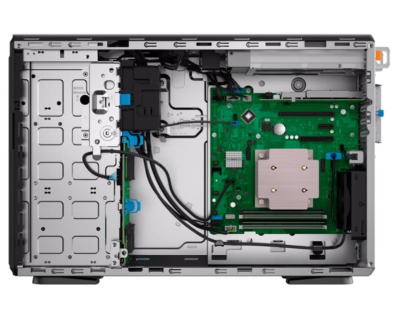 Fotografija proizvoda: PowerEdge T360 Xeon 6 Performance 6315P 4C 1x16GB H355 1x2TB 700W (1+0) 3yr ProSupport