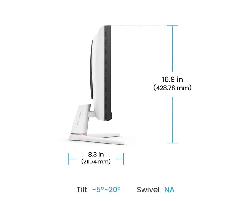 Fotografija proizvoda: 24.5 inča EX251 FHD 1920x1080 IPS 220 Hz HDR10 Gaming beli monitor