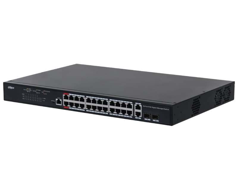 Fotografija proizvoda: PFS4226-24GT-370 26-portni upravljani Gigabit prekidač sa 24-portnom PoE funkcijom