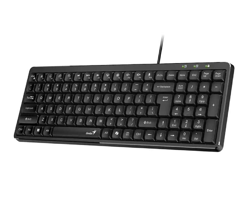 Fotografija proizvoda: LuxeMate 120 USB US slim crna tastatura