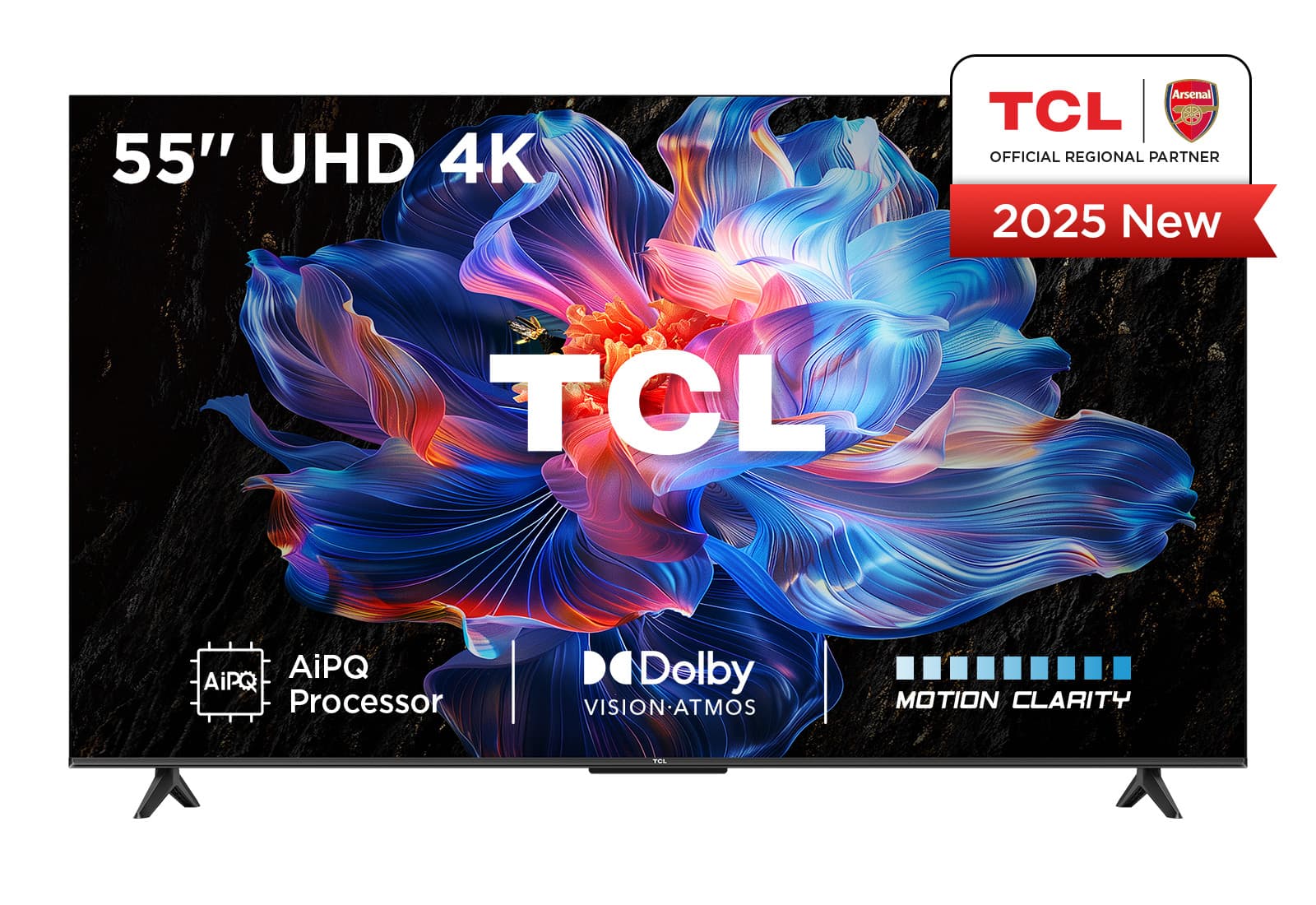 Fotografija proizvoda: Televizor TCL 55V6C/LED/55"/4K UHD/60Hz/Google TV/crna
