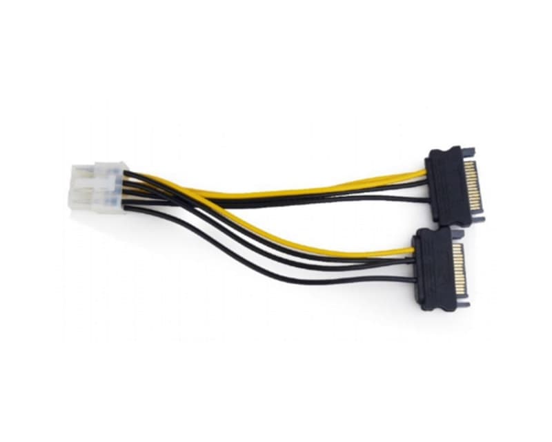 Fotografija proizvoda: Naponski adapter za PCI-E VGA (8-pin) -2x SATA