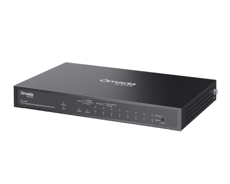 Fotografija proizvoda: ES210GP Omada 10-Port Gigabit Switch sa 8-Port PoE+