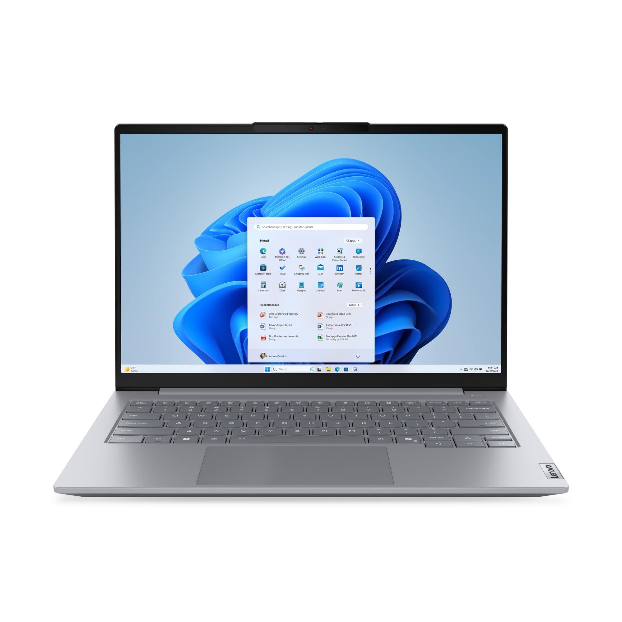 Fotografija proizvoda: Laptop LENOVO ThinkBook 14 G9 IRL DOS/14" WUXGA/Core 5-210H/16GB/512GB/FPR bklt srb/Siva