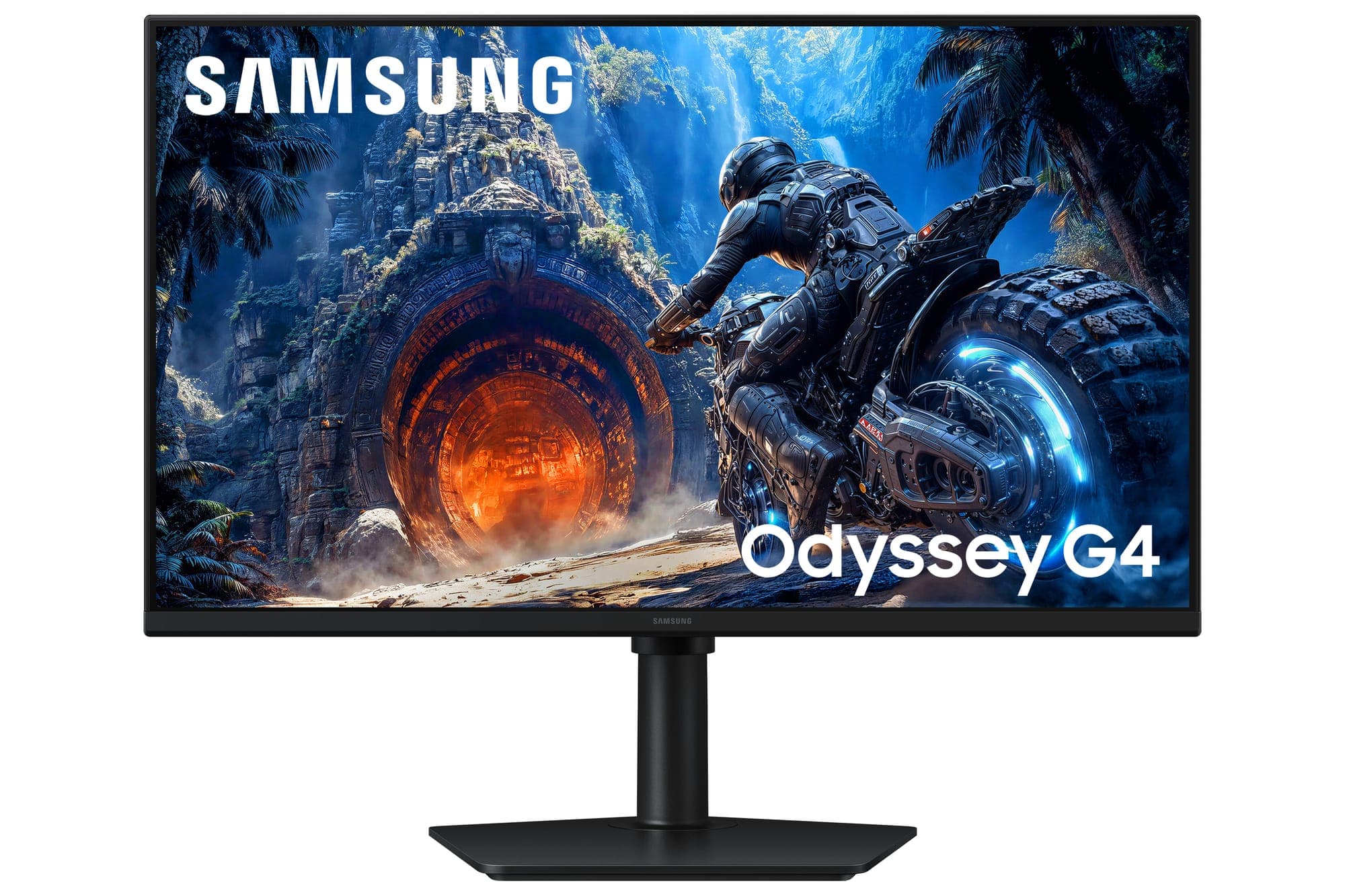 Fotografija proizvoda: Monitor SAMSUNG LS27HG402EUXEN 27"/IPS/1920x1080/300Hz/1ms GtG/HDMI,DP/freesync/pivot/crna