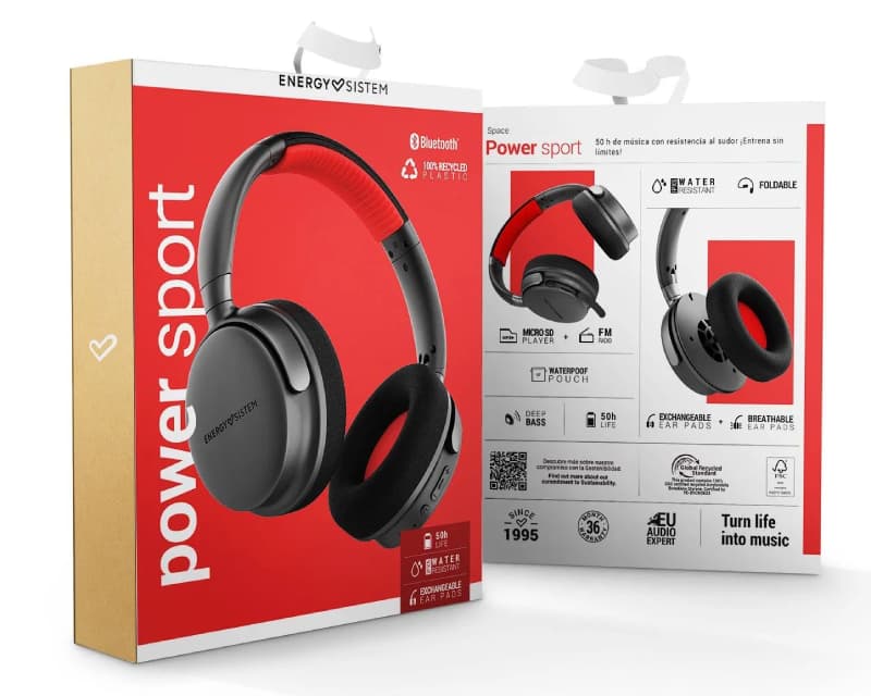 Fotografija proizvoda: Power Sport Graphite slušalice (M45868)