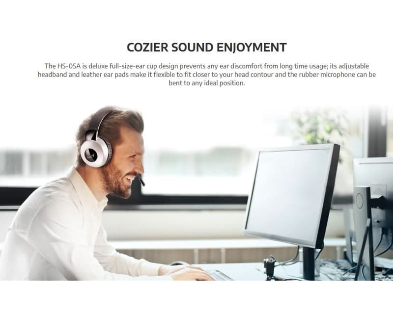 Fotografija proizvoda: HS-05A headphones with microphone